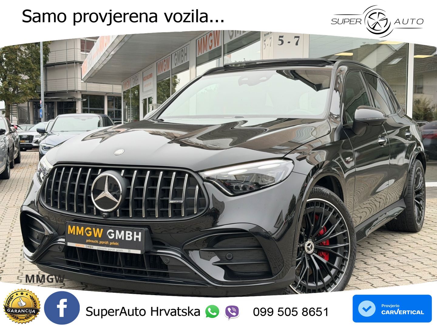 Mercedes AMG GLC 63 S E PERFORMANCE (680 KS) 4MATIC+ AMG SPEEDSHIFT MCT 9G ACC+HEAD+4xGR SJED+360+PANO
