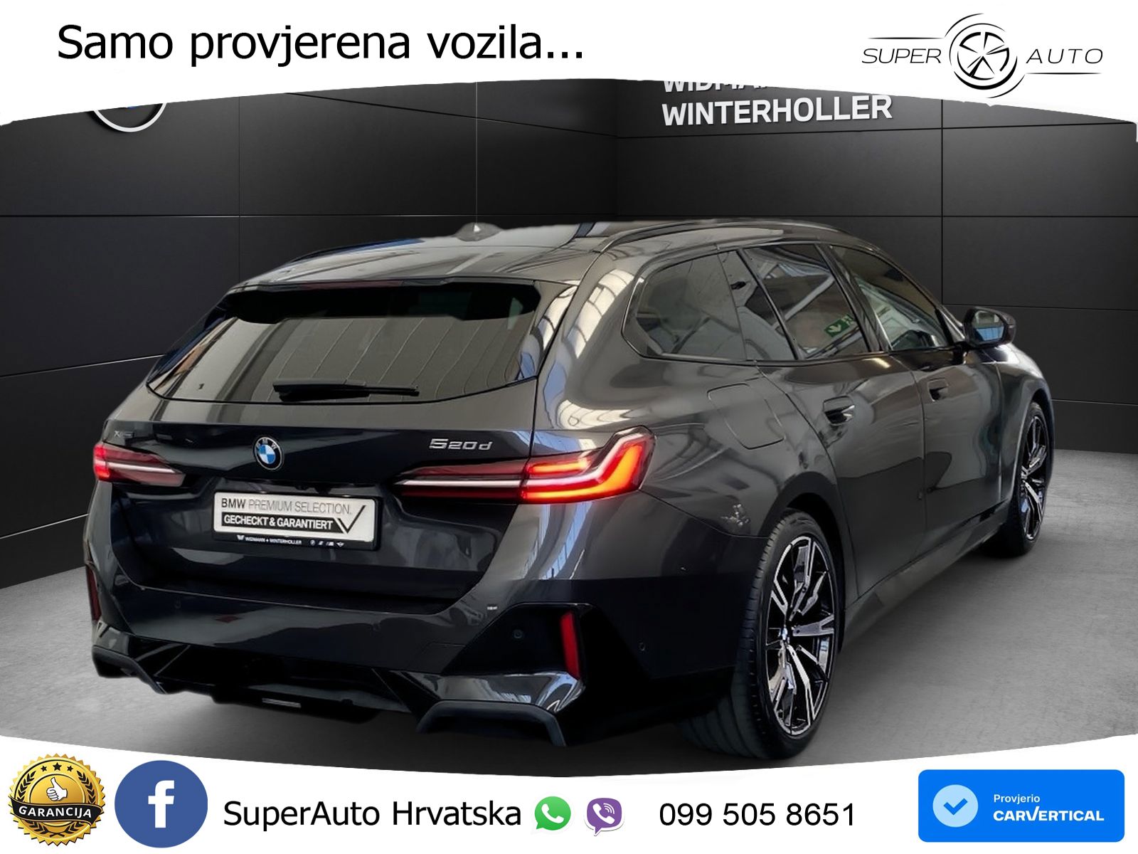 BMW 520d Touring (197 KS) xDrive Steptronic M Sport LED+GR SJED+ACC