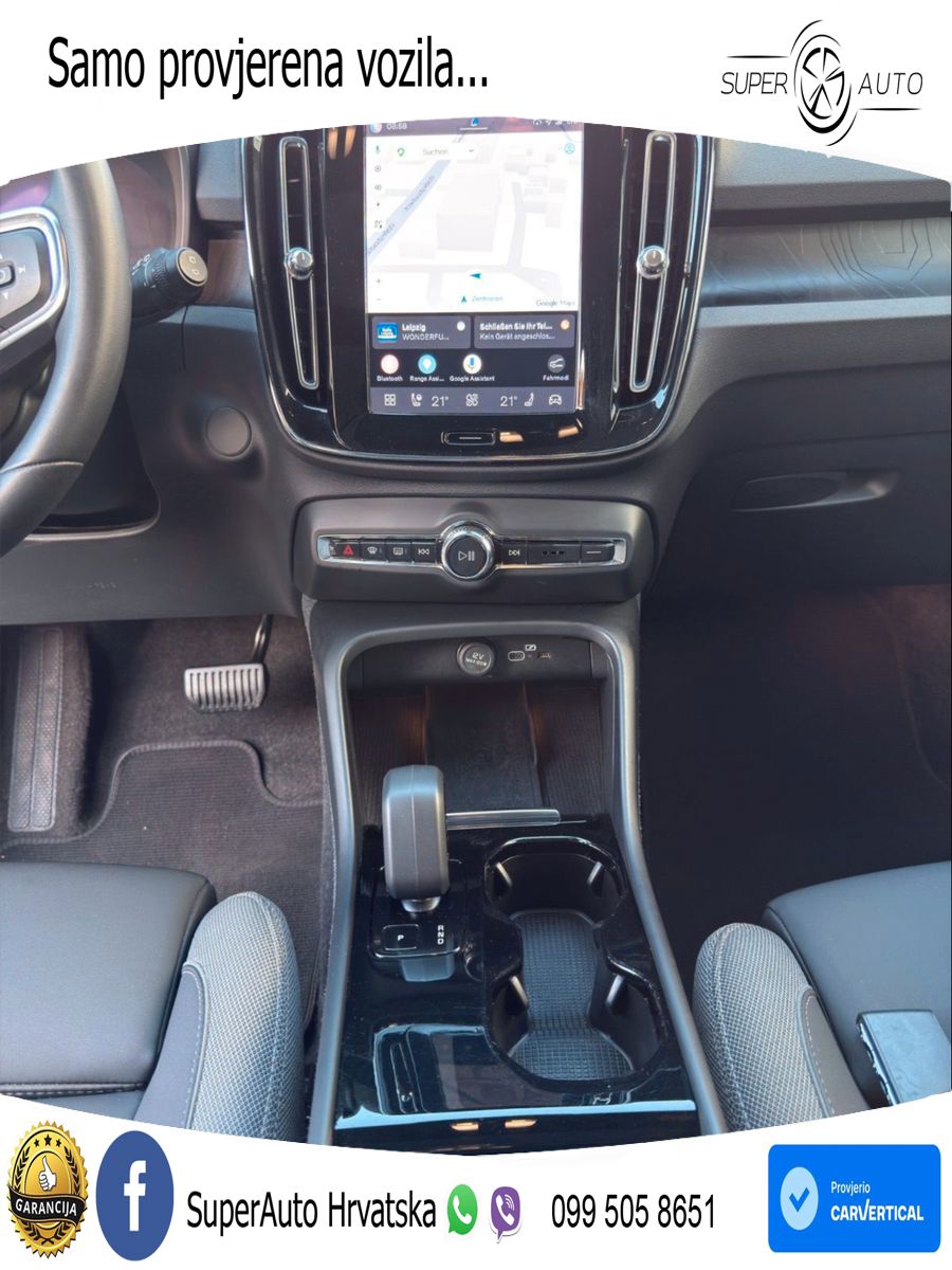Volvo XC40 Recharge Twin 78 kWh 408 KS AWD LED+GR SJED+ACC