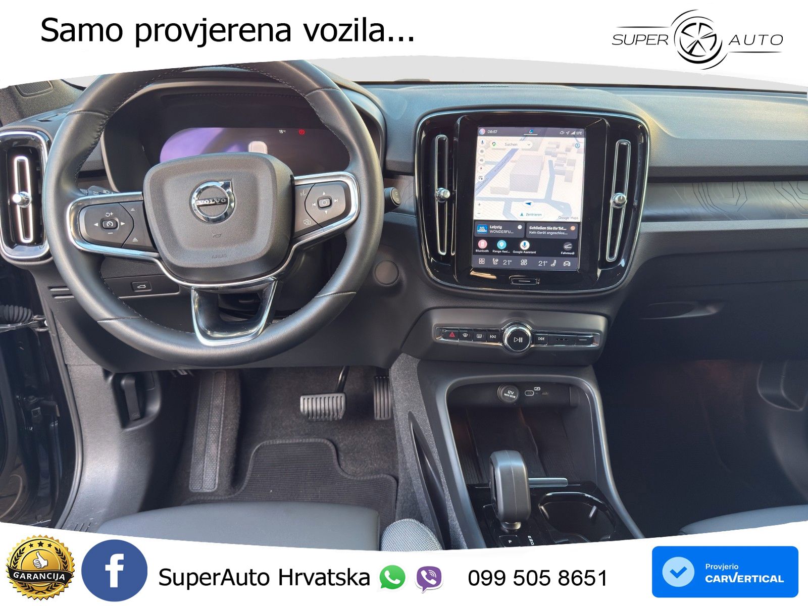 Volvo XC40 Recharge Twin 78 kWh 408 KS AWD LED+GR SJED+ACC