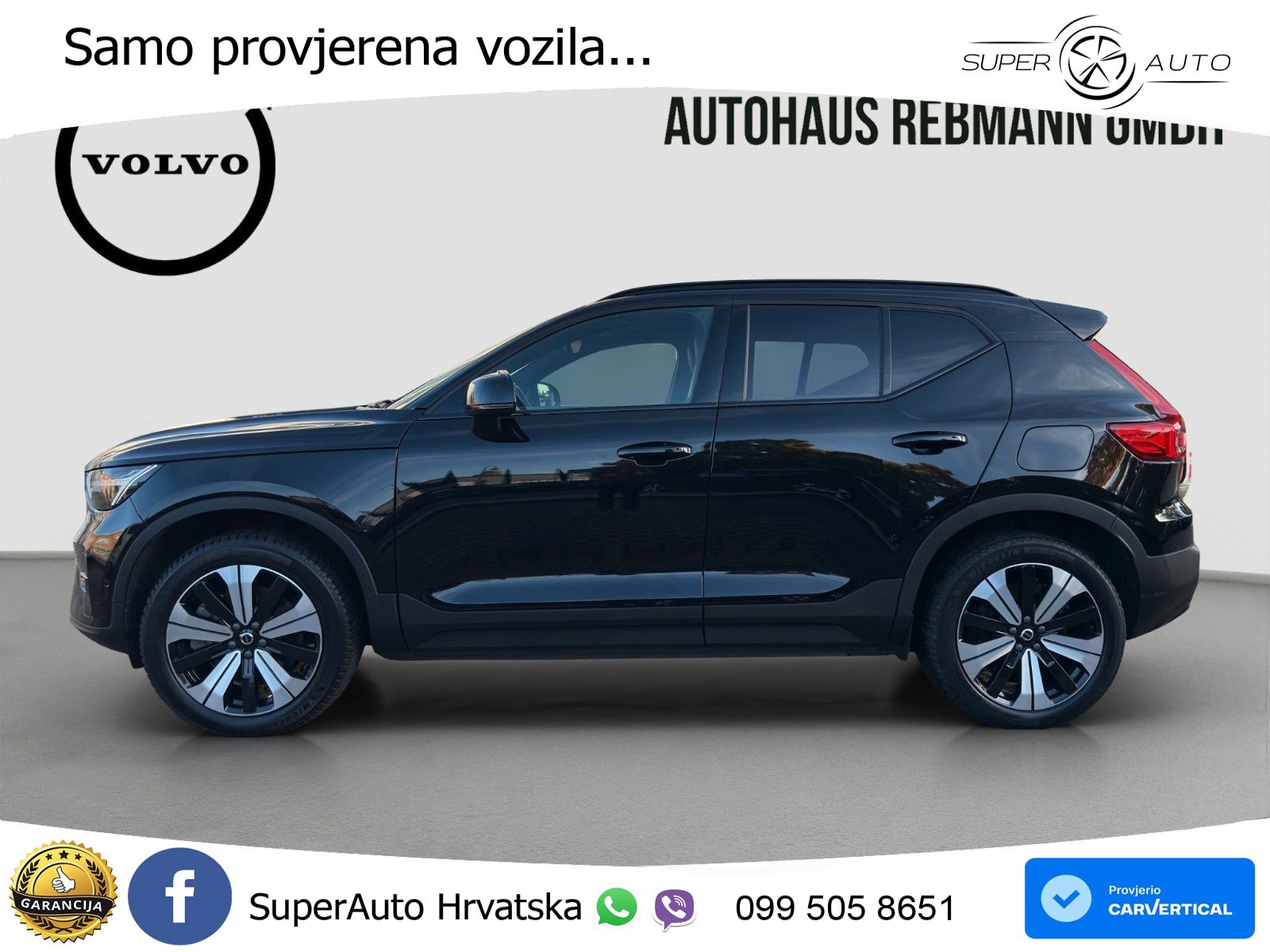 Volvo XC40 Recharge Twin 78 kWh 408 KS AWD LED+GR SJED+ACC
