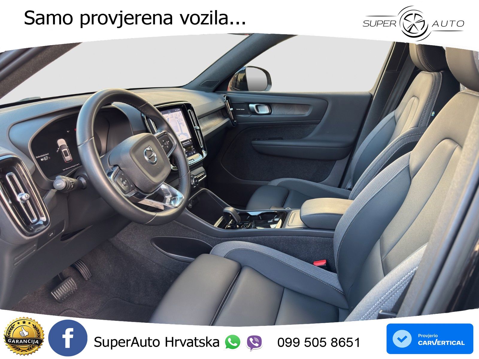 Volvo XC40 Recharge Twin 78 kWh 408 KS AWD LED+GR SJED+ACC