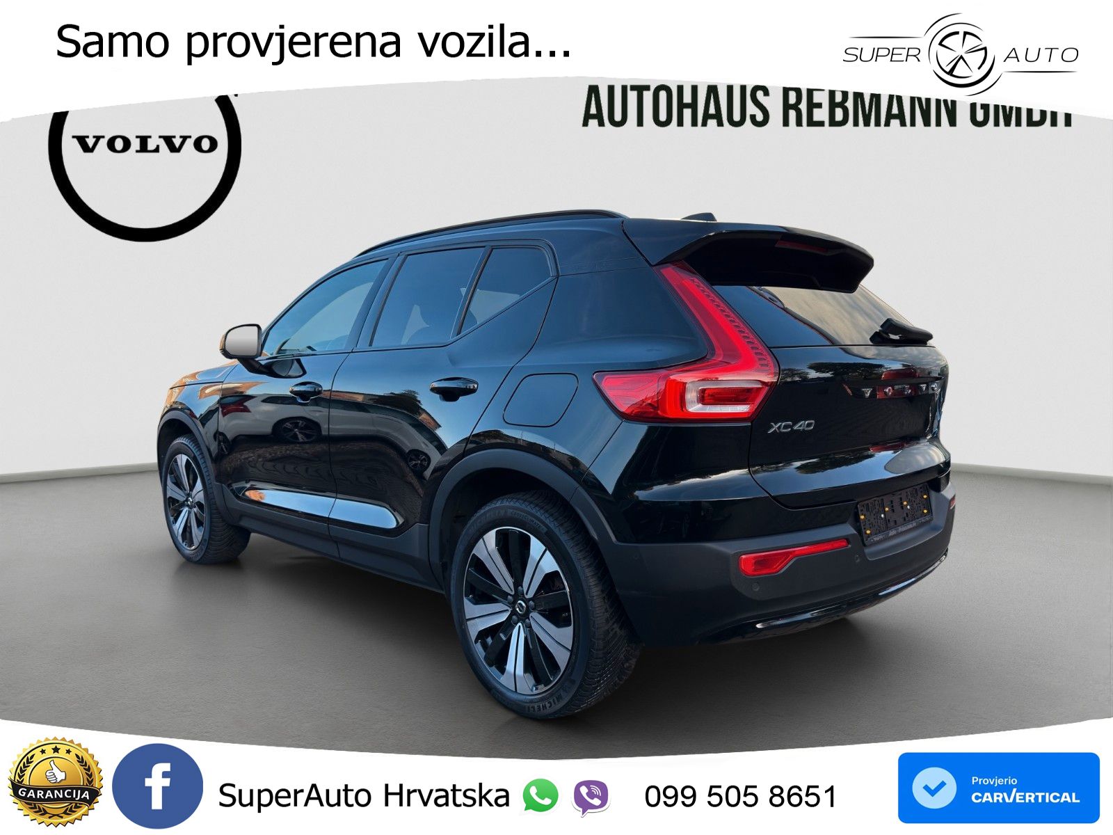 Volvo XC40 Recharge Twin 78 kWh 408 KS AWD LED+GR SJED+ACC