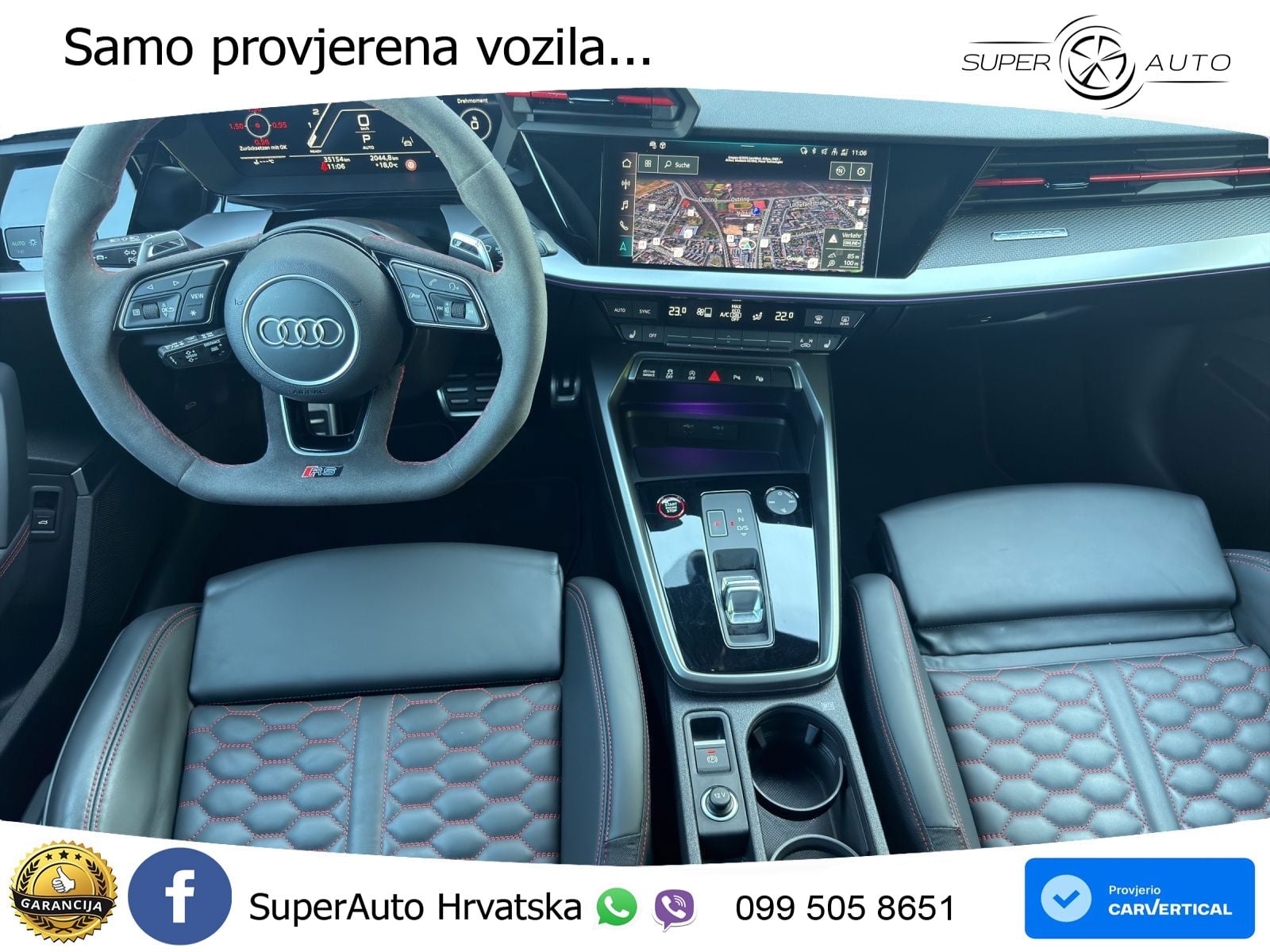 Audi RS3 Sedan 2.5 TFSI (400 KS) quattro S tronic MATRIX+GR SJED+KAM