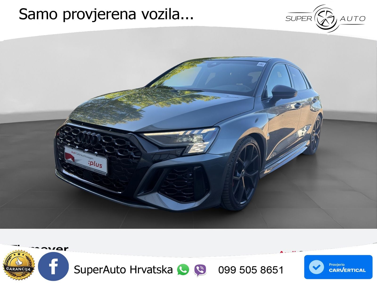 Audi RS3 Sedan 2.5 TFSI (400 KS) quattro S tronic MATRIX+GR SJED+KAM