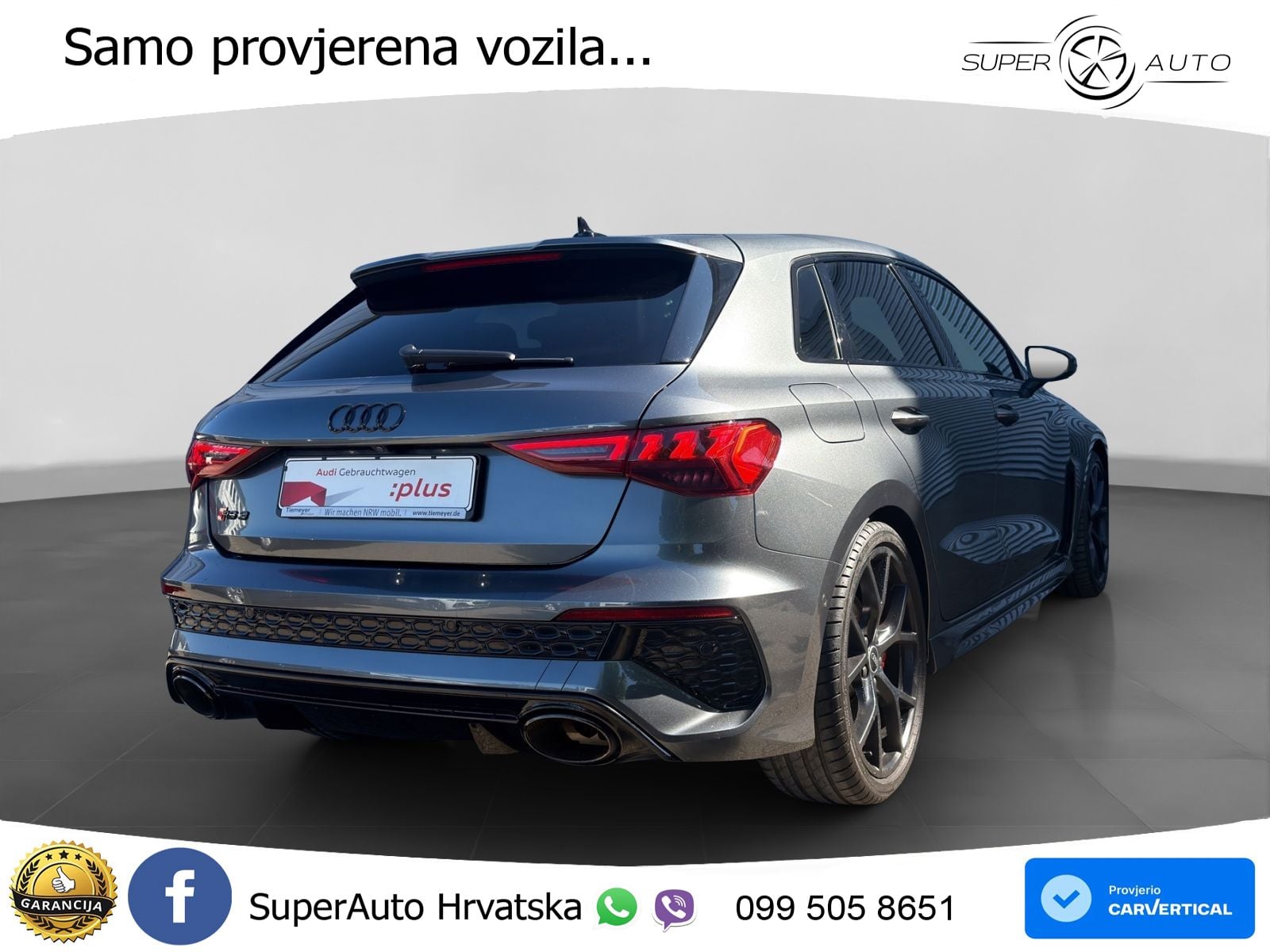 Audi RS3 Sedan 2.5 TFSI (400 KS) quattro S tronic MATRIX+GR SJED+KAM
