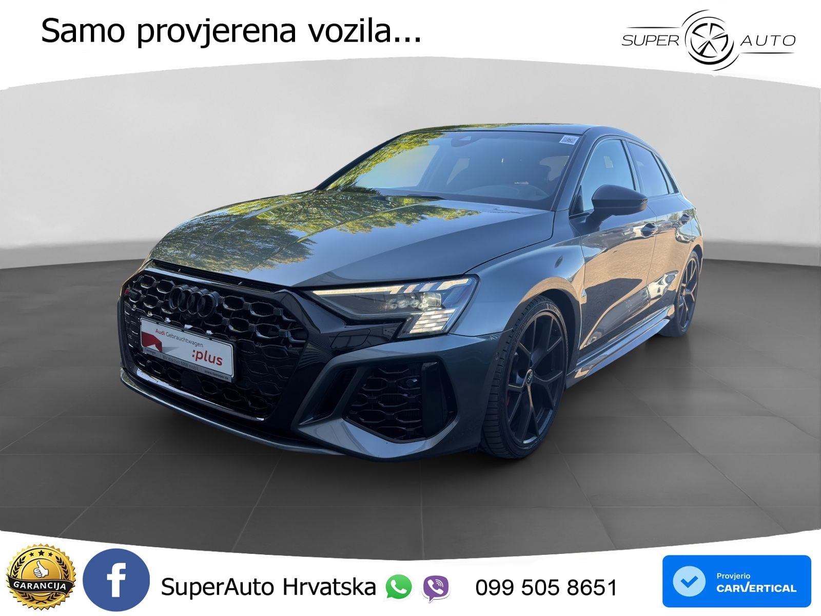 Audi RS3 Sedan 2.5 TFSI (400 KS) quattro S tronic MATRIX+GR SJED+KAM