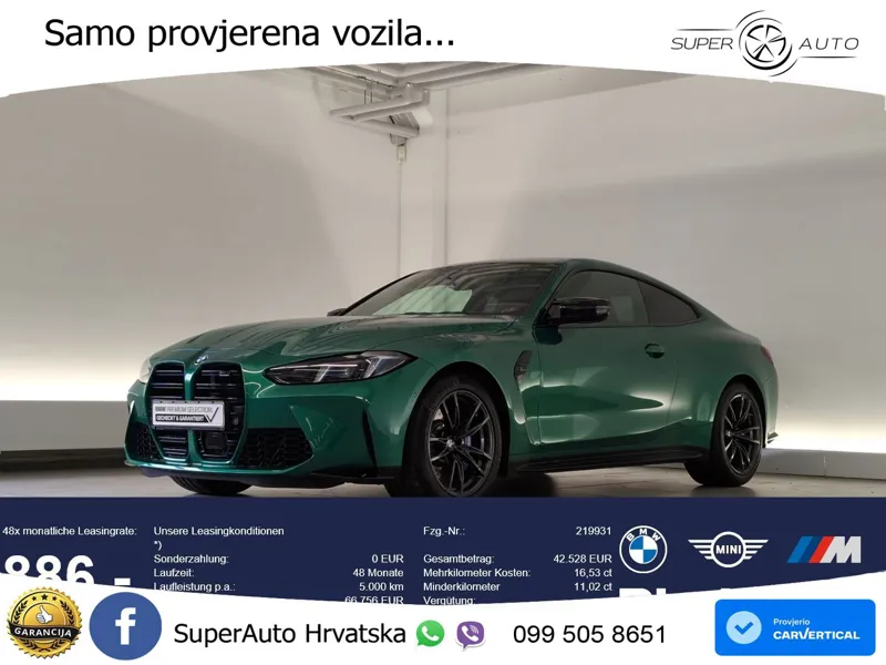 BMW M4 Competition 3.0 (510 KS) Steptronic