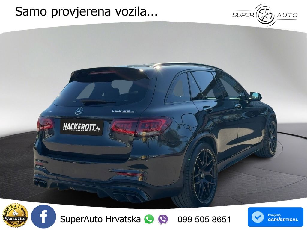Mercedes AMG GLC 63 S V8 (510 KS) 4MATIC+ MCT ZRAČNI+ACC+GR SJED+KAM+PANO