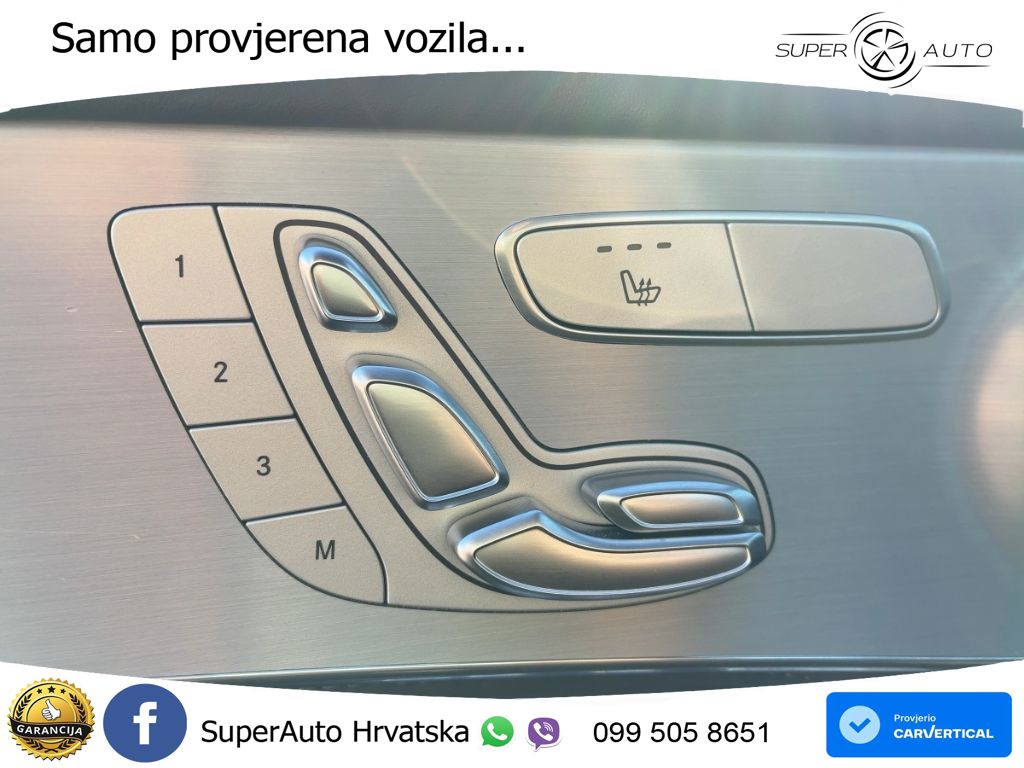 Mercedes AMG GLC 63 S V8 (510 KS) 4MATIC+ MCT ZRAČNI+ACC+GR SJED+KAM+PANO