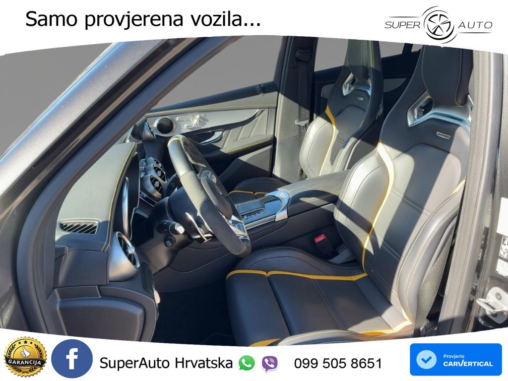Mercedes AMG GLC 63 S V8 (510 KS) 4MATIC+ MCT ZRAČNI+ACC+GR SJED+KAM+PANO