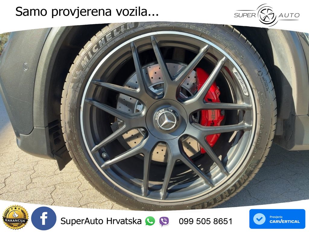 Mercedes AMG GLC 63 S V8 (510 KS) 4MATIC+ MCT ZRAČNI+ACC+GR SJED+KAM+PANO