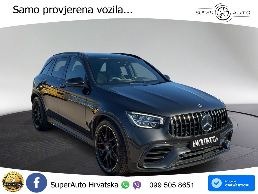 Mercedes AMG GLC 63 S V8 (510 KS) 4MATIC+ MCT ZRAČNI+ACC+GR SJED+KAM+PANO