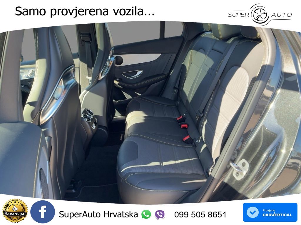 Mercedes AMG GLC 63 S V8 (510 KS) 4MATIC+ MCT ZRAČNI+ACC+GR SJED+KAM+PANO