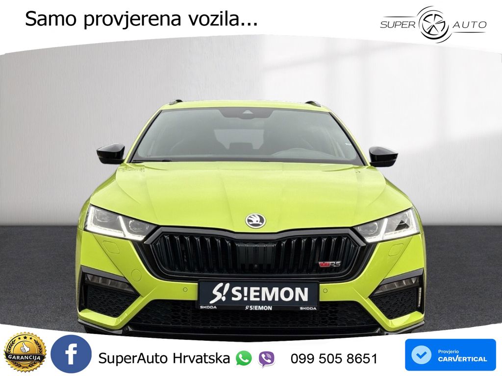 Škoda Octavia Combi RS 2.0 TDI (200 KS) DSG LED+GR SJED+ACC