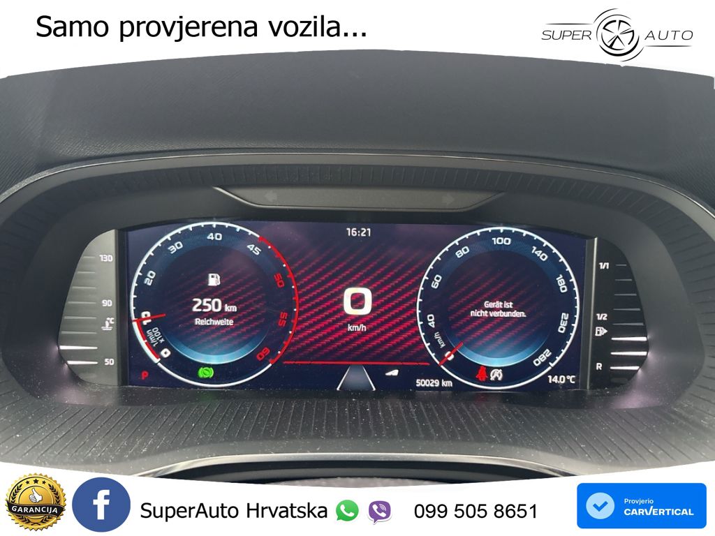 Škoda Octavia Combi RS 2.0 TDI (200 KS) DSG LED+GR SJED+ACC