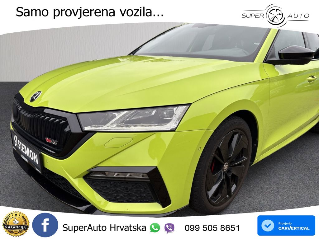 Škoda Octavia Combi RS 2.0 TDI (200 KS) DSG LED+GR SJED+ACC