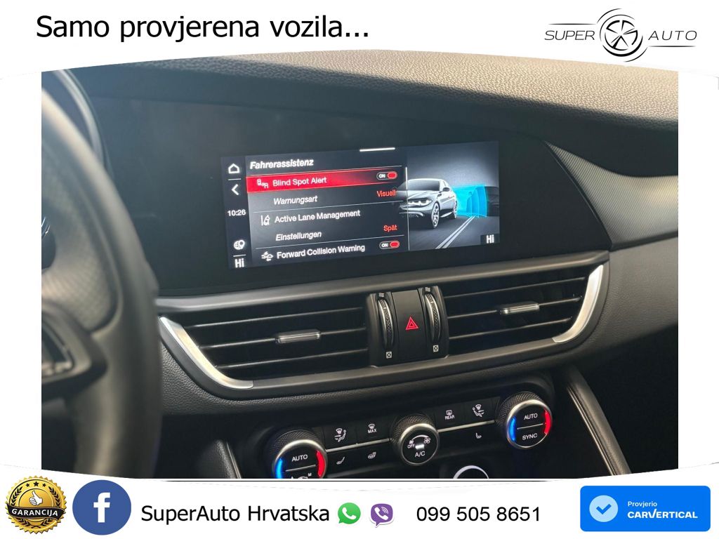 Alfa Romeo Giulia 2.0 Turbo (280 KS) Q4 Automatic LED+GR SJED+ACC