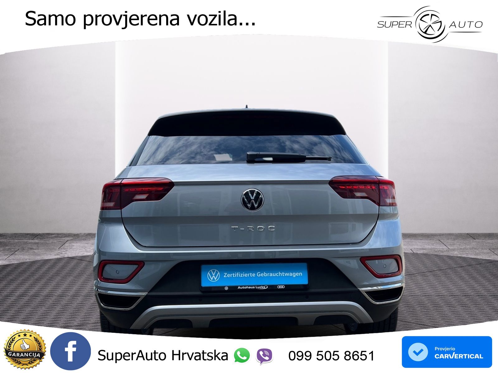 Volkswagen T-Roc 1.5 TSI (150 KS) DSG LED+GR SJED+ACC