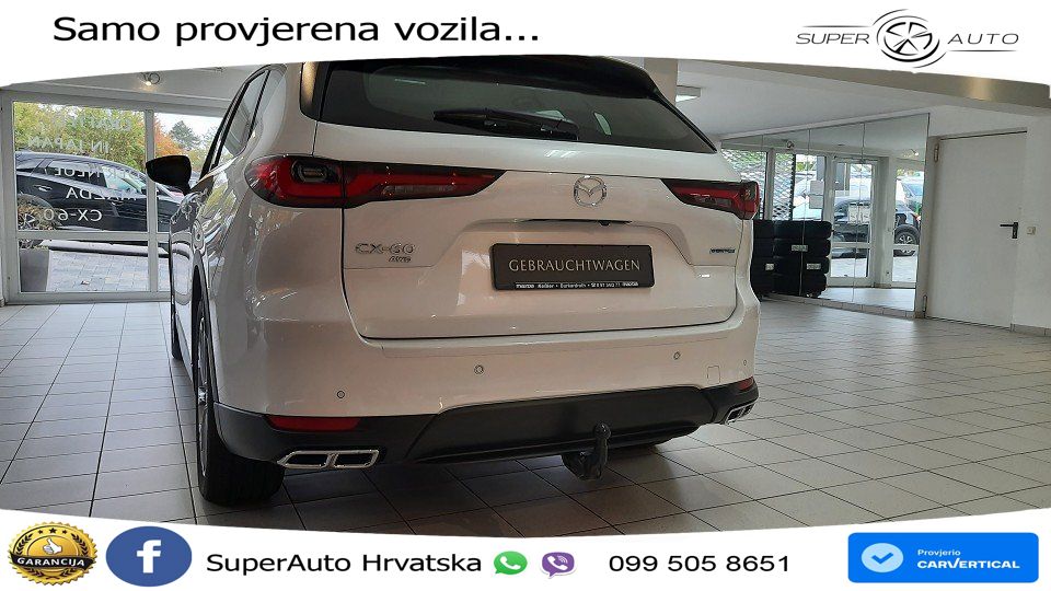 Mazda CX-60 2.5 e-Skyactiv (328 KS) AWD Automatic LED+GR SJED+ACC