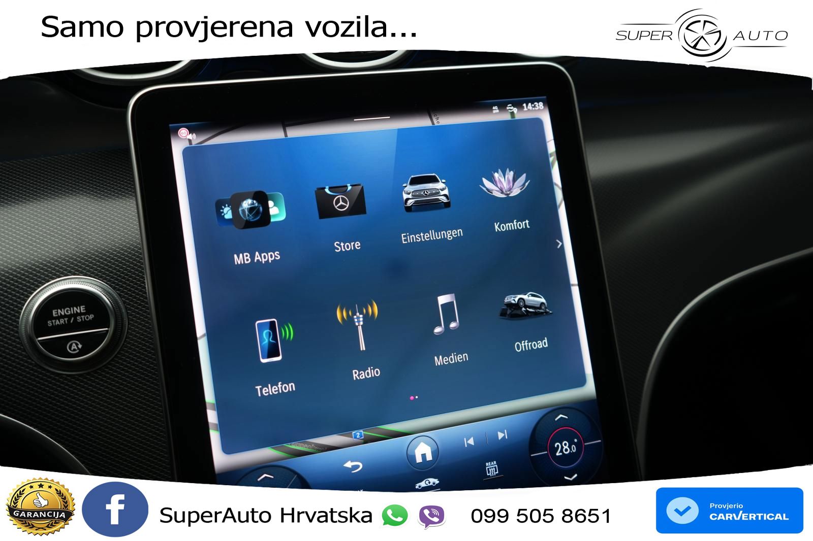Mercedes GLC 220d (197 KS) 4MATIC 9G-TRONIC Avantgarde ACC+GR SJED+360+PANO