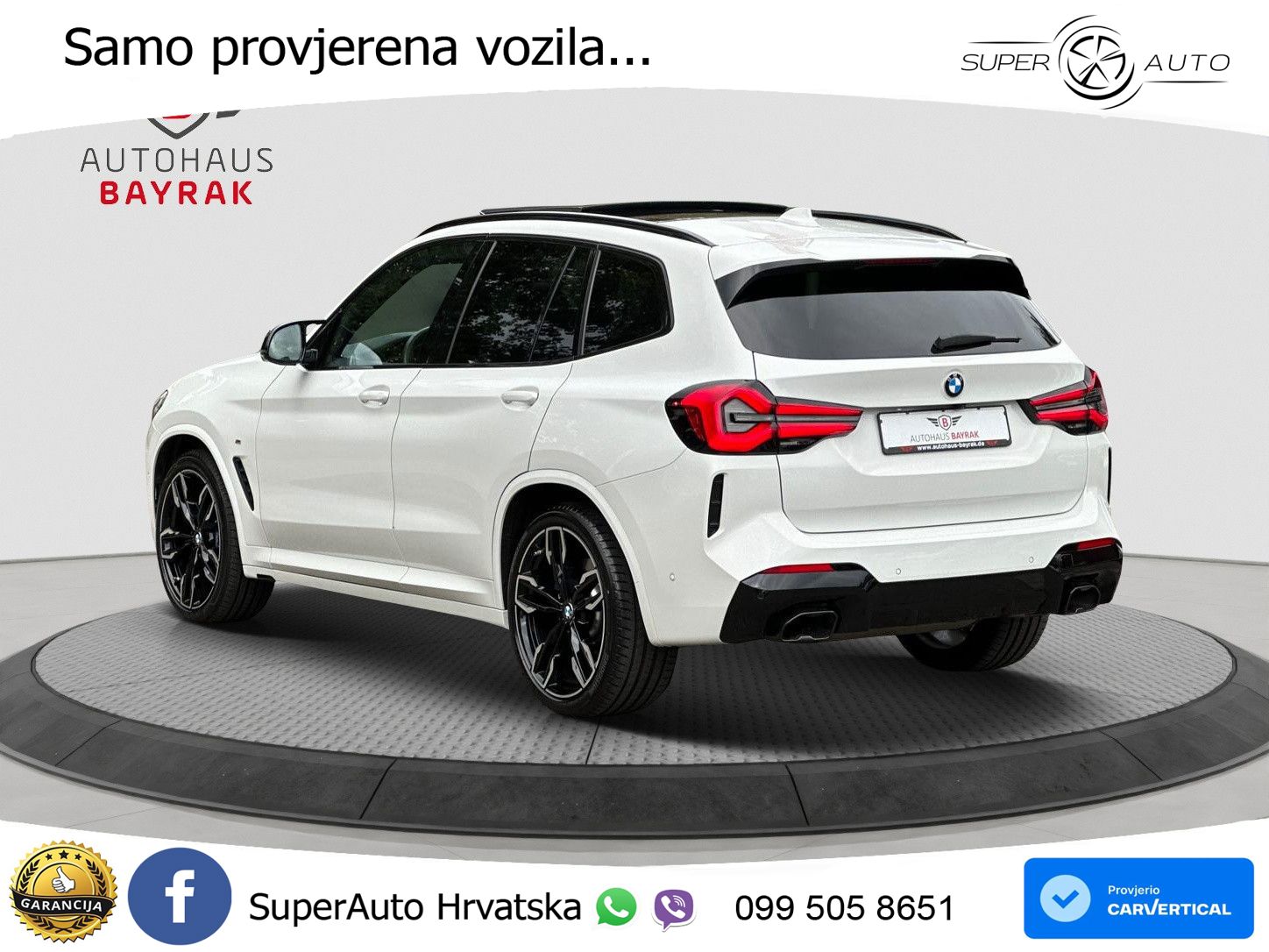 BMW X3 M40d xDrive Steptronic ZRAČNI+ACC+GR SJED+KAM+PANO
