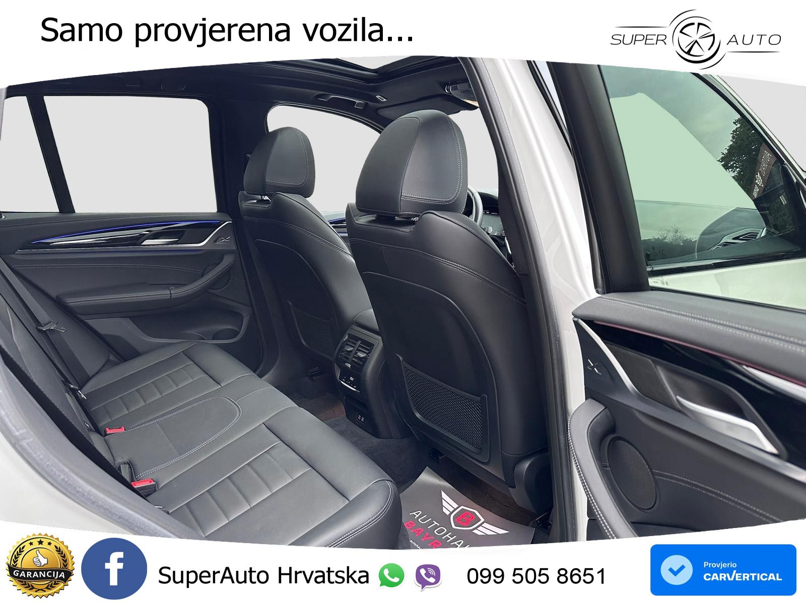 BMW X3 M40d xDrive Steptronic ZRAČNI+ACC+GR SJED+KAM+PANO