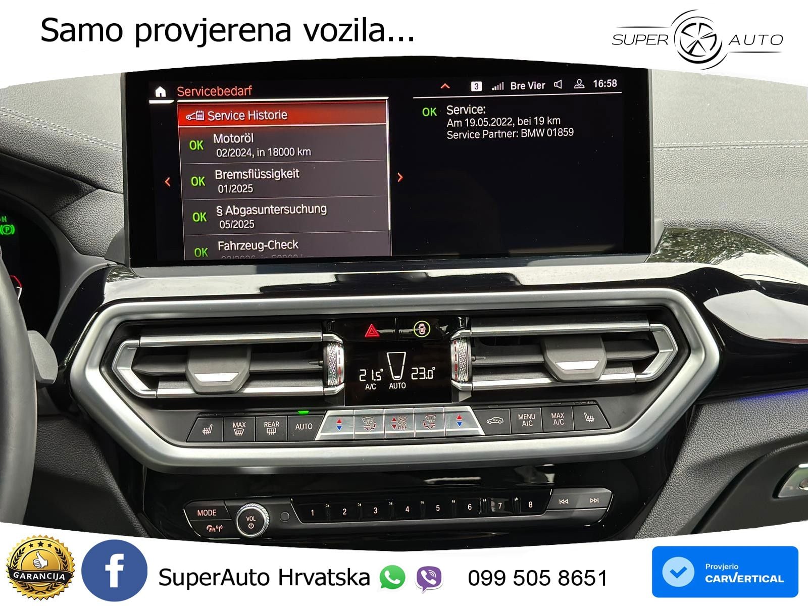 BMW X3 M40d xDrive Steptronic ZRAČNI+ACC+GR SJED+KAM+PANO