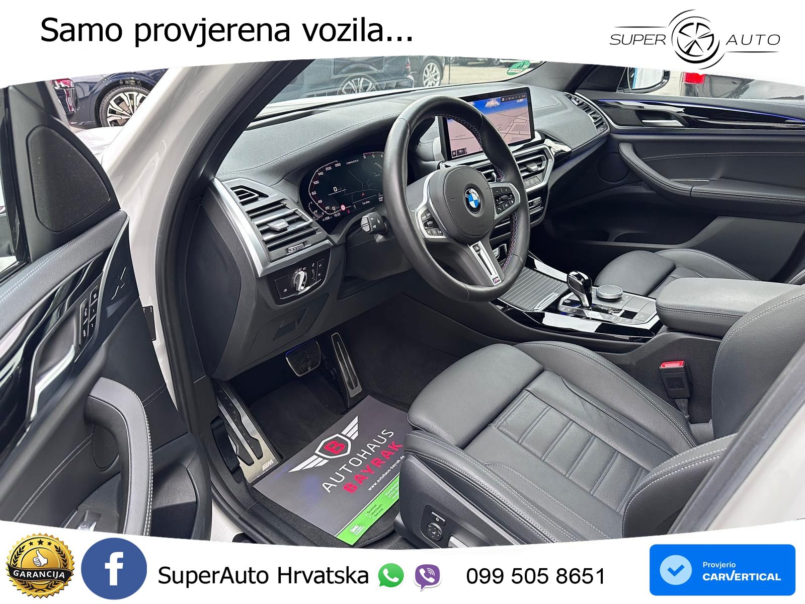 BMW X3 M40d xDrive Steptronic ZRAČNI+ACC+GR SJED+KAM+PANO