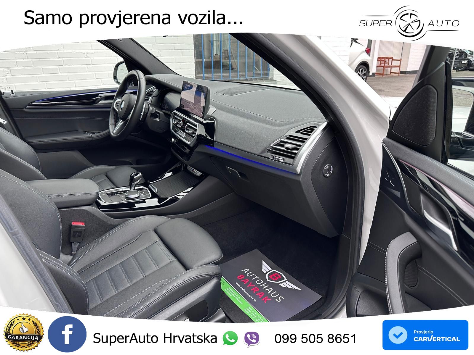 BMW X3 M40d xDrive Steptronic ZRAČNI+ACC+GR SJED+KAM+PANO
