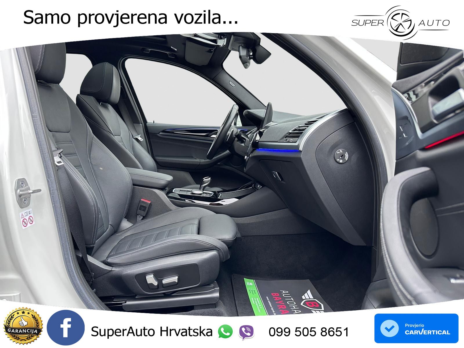 BMW X3 M40d xDrive Steptronic ZRAČNI+ACC+GR SJED+KAM+PANO