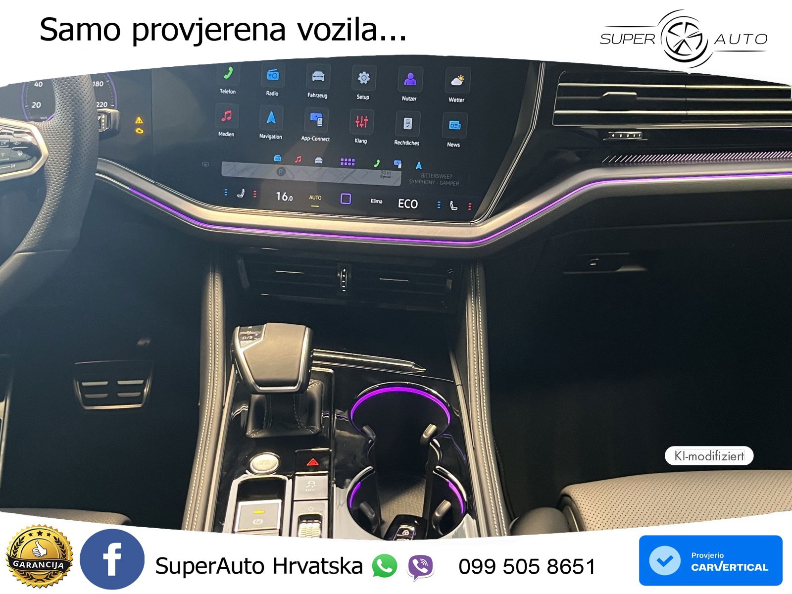 Volkswagen Touareg 3.0 V6 TDI (286 KS) 4MOTION Tiptronic ZRAČNI+ACC+GR SJED+KAM+PANO