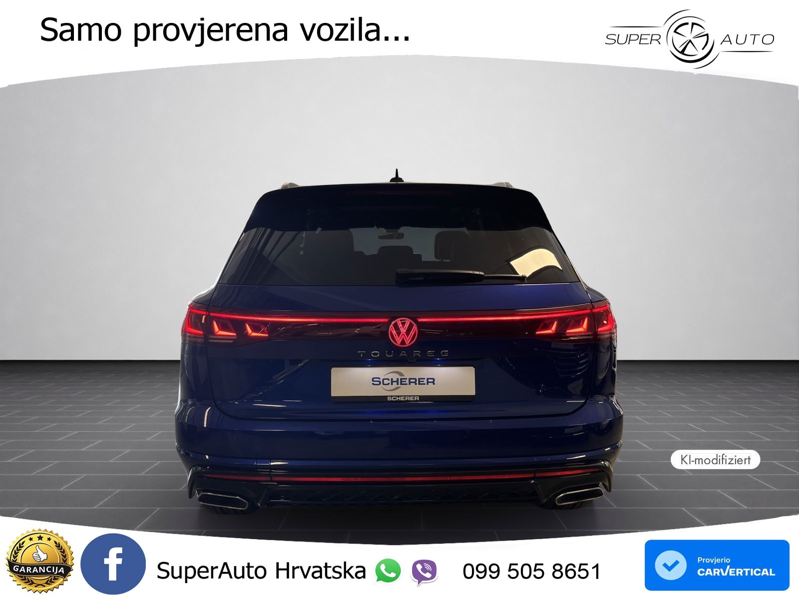 Volkswagen Touareg 3.0 V6 TDI (286 KS) 4MOTION Tiptronic ZRAČNI+ACC+GR SJED+KAM+PANO