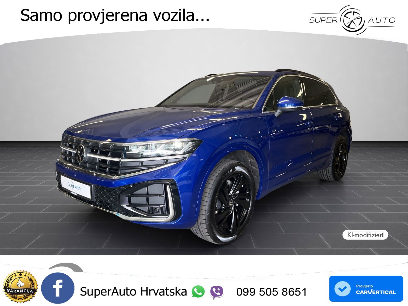Volkswagen Touareg 3.0 V6 TDI (286 KS) 4MOTION Tiptronic ZRAČNI+ACC+GR SJED+KAM+PANO