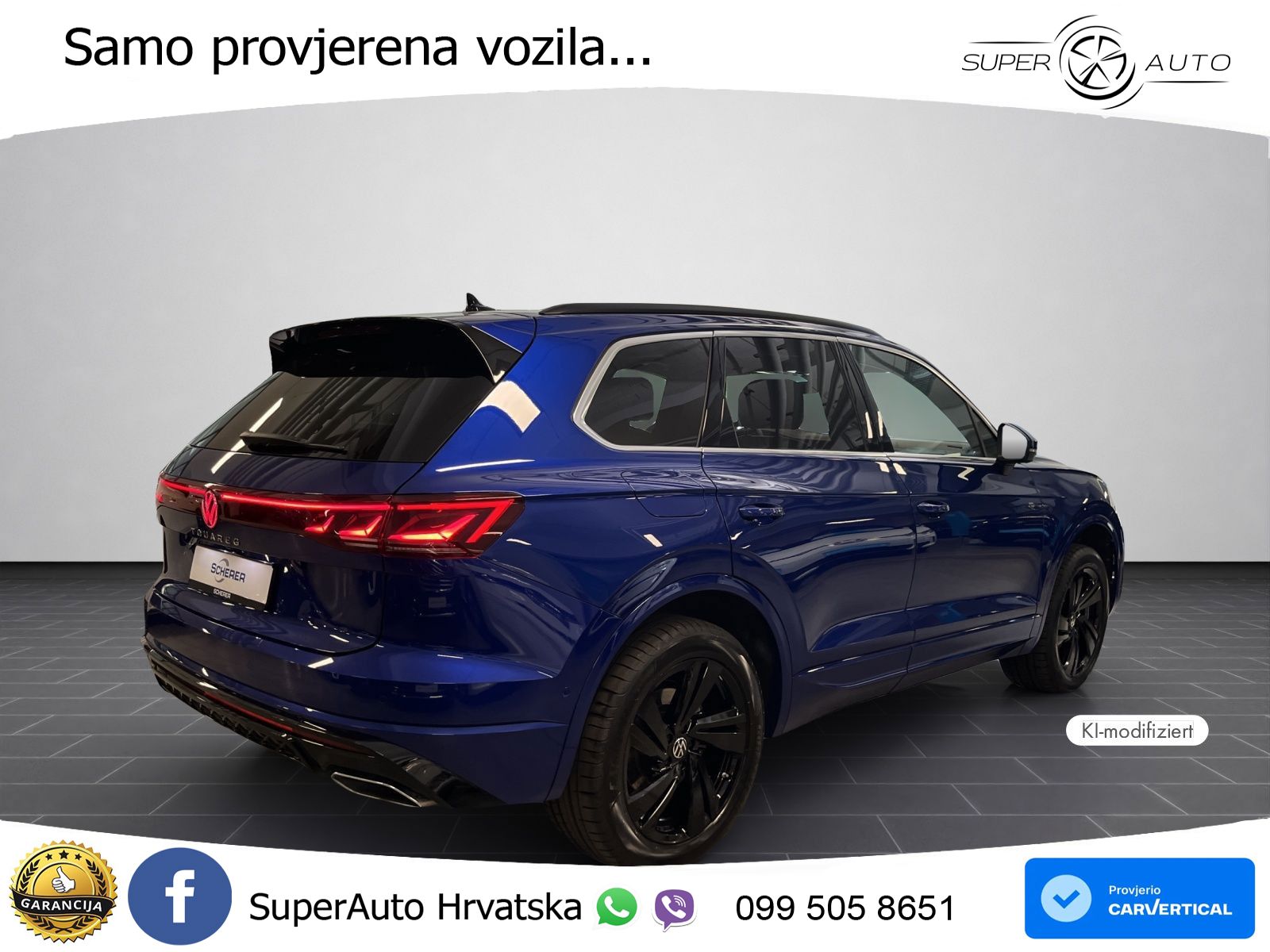 Volkswagen Touareg 3.0 V6 TDI (286 KS) 4MOTION Tiptronic ZRAČNI+ACC+GR SJED+KAM+PANO