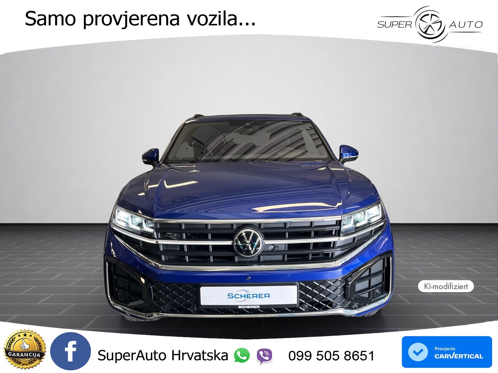 Volkswagen Touareg 3.0 V6 TDI (286 KS) 4MOTION Tiptronic ZRAČNI+ACC+GR SJED+KAM+PANO