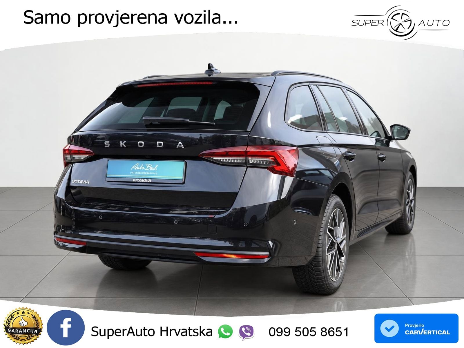 Škoda Octavia Combi 2.0 TDI (150 KS) DSG LED+GR SJED+ACC
