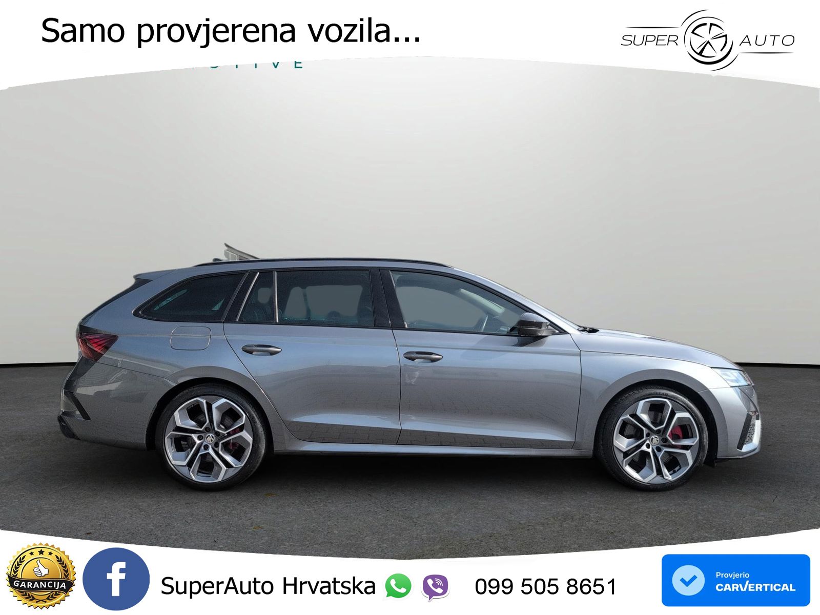 Škoda Octavia Combi RS 2.0 TSI (245 KS) DSG LED+GR SJED+ACC