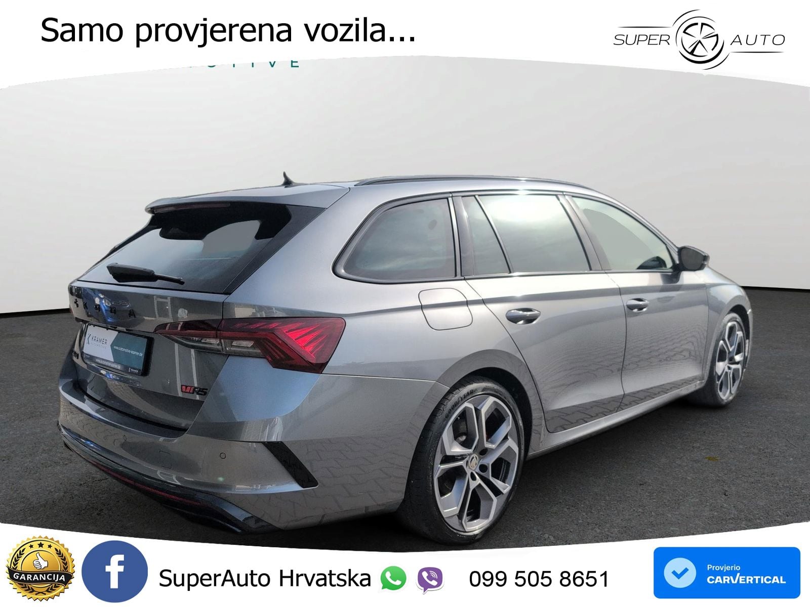 Škoda Octavia Combi RS 2.0 TSI (245 KS) DSG LED+GR SJED+ACC