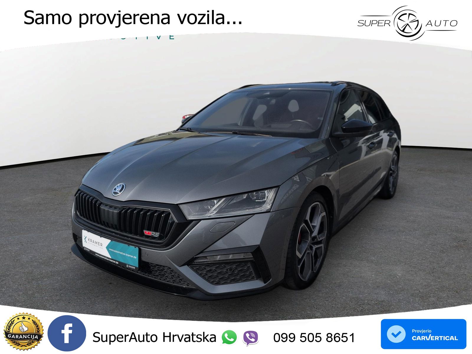 Škoda Octavia Combi RS 2.0 TSI (245 KS) DSG LED+GR SJED+ACC