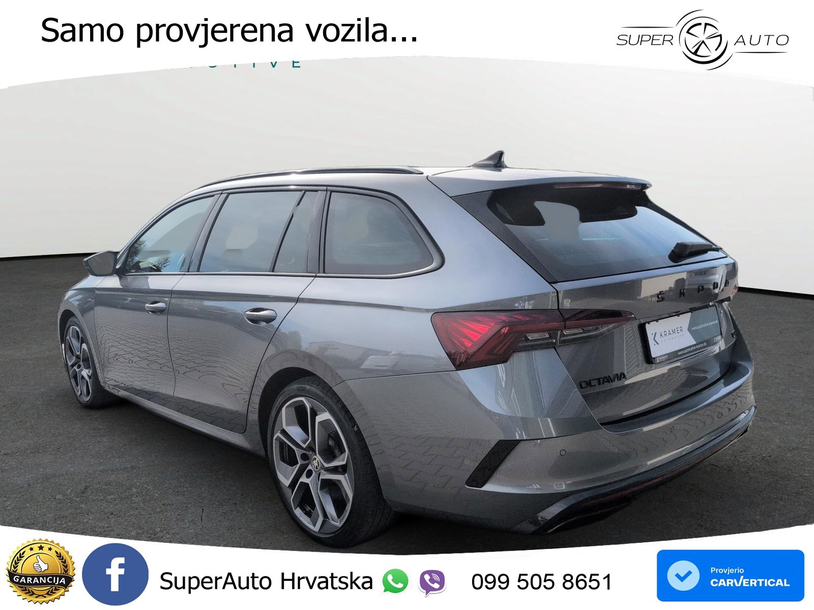 Škoda Octavia Combi RS 2.0 TSI (245 KS) DSG LED+GR SJED+ACC