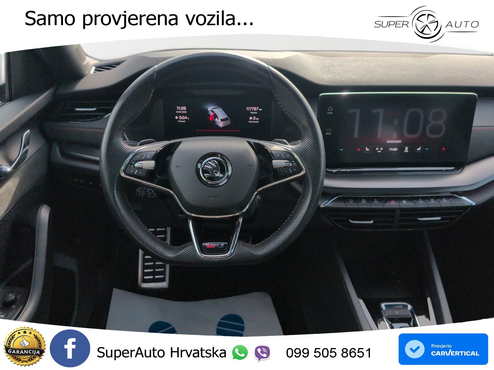 Škoda Octavia Combi RS 2.0 TSI (245 KS) DSG LED+GR SJED+ACC