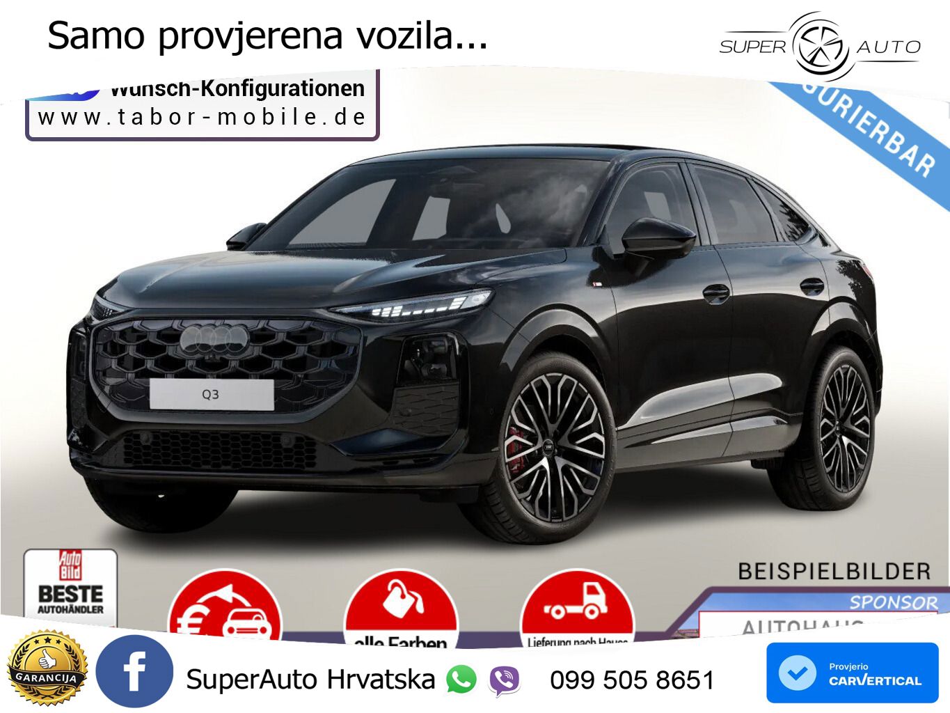 Audi Q3 Sportback 1.5 TFSIe (272 KS) S tronic