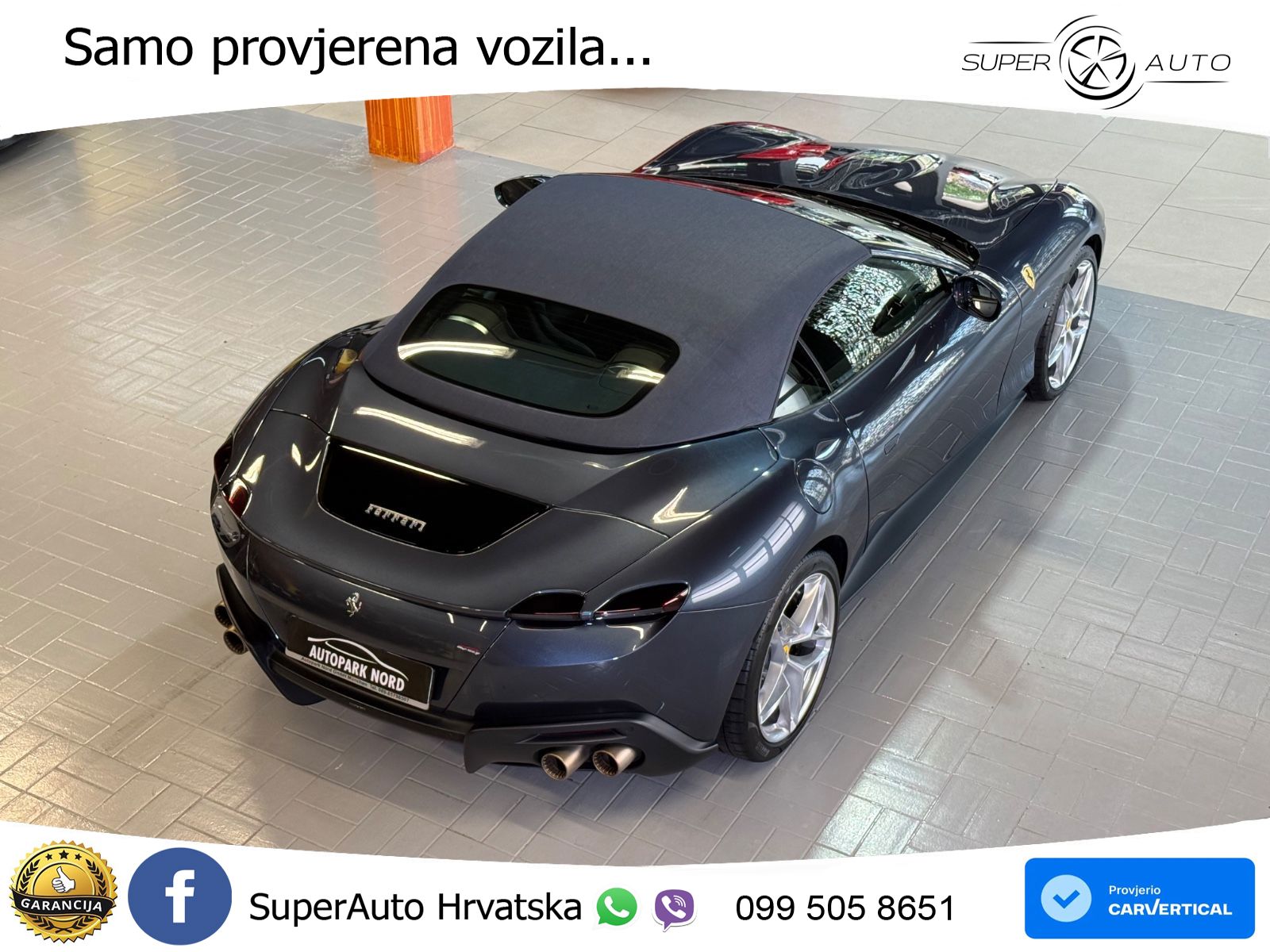 Ferrari Roma Spider 3.9 V8 (620 KS) F1 DCT LED+GR SJED+ACC