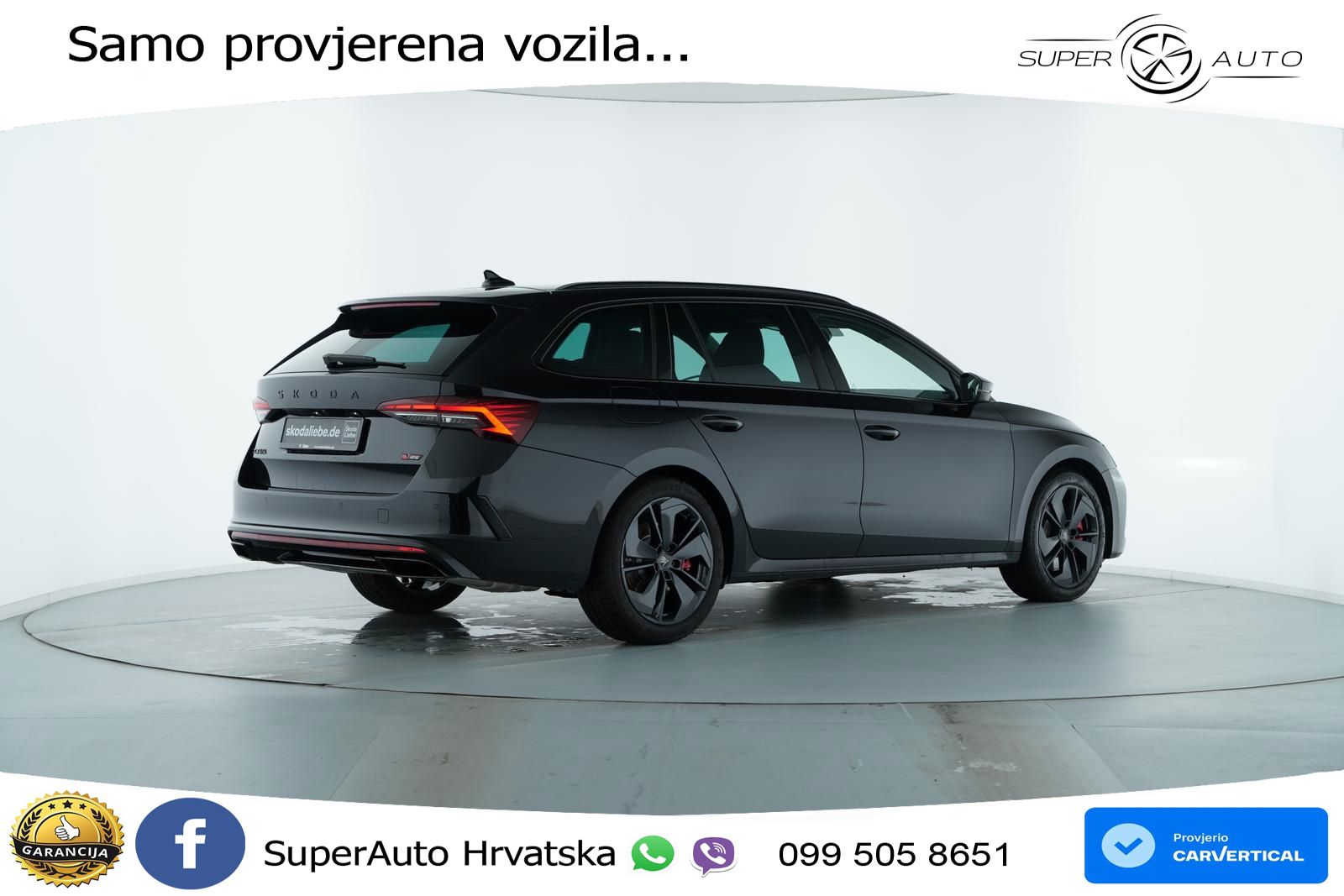 Škoda Octavia Combi RS 2.0 TSI (265 KS) DSG LED+GR SJED+ACC