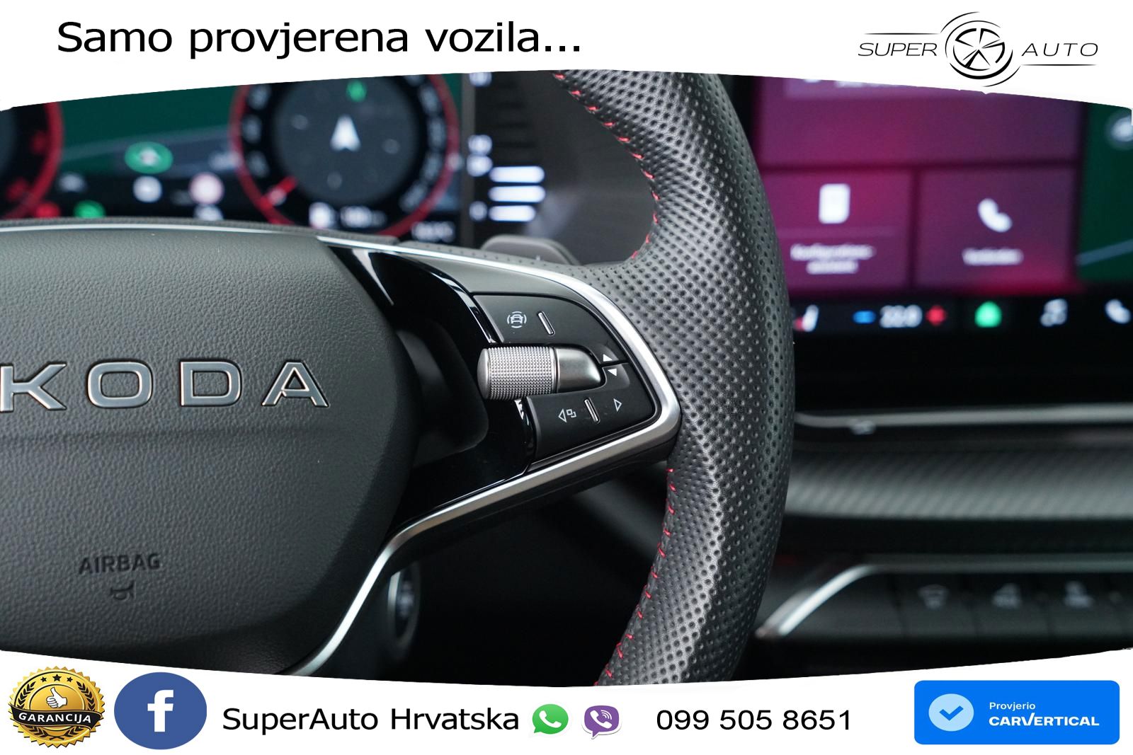 Škoda Octavia Combi RS 2.0 TSI (265 KS) DSG LED+GR SJED+ACC