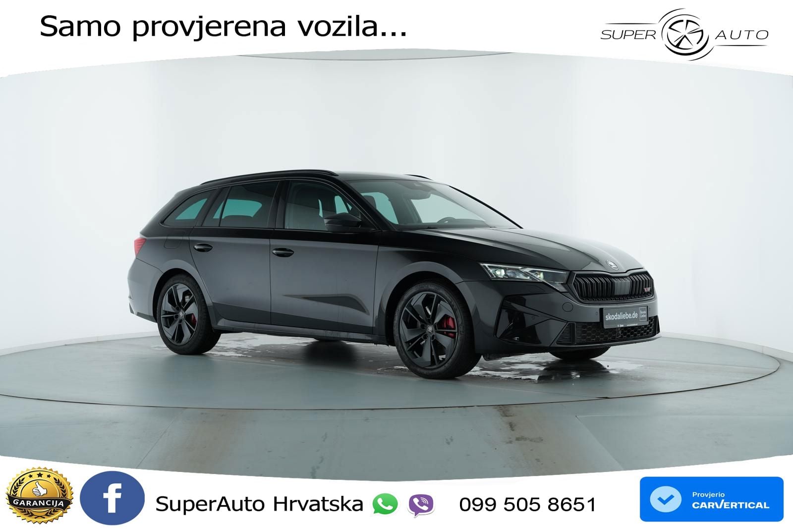 Škoda Octavia Combi RS 2.0 TSI (265 KS) DSG LED+GR SJED+ACC