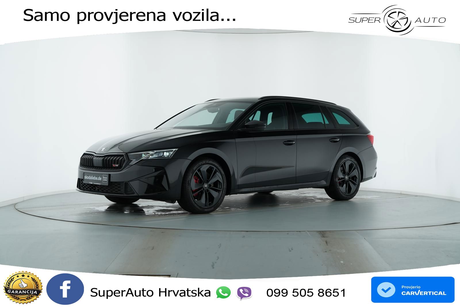 Škoda Octavia Combi RS 2.0 TSI (265 KS) DSG LED+GR SJED+ACC