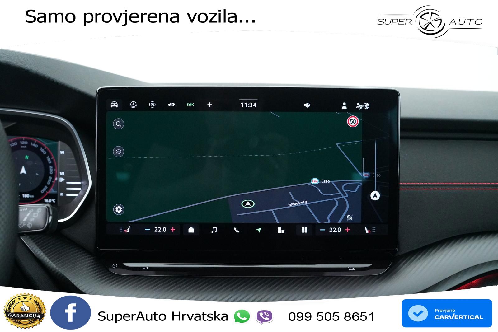 Škoda Octavia Combi RS 2.0 TSI (265 KS) DSG LED+GR SJED+ACC