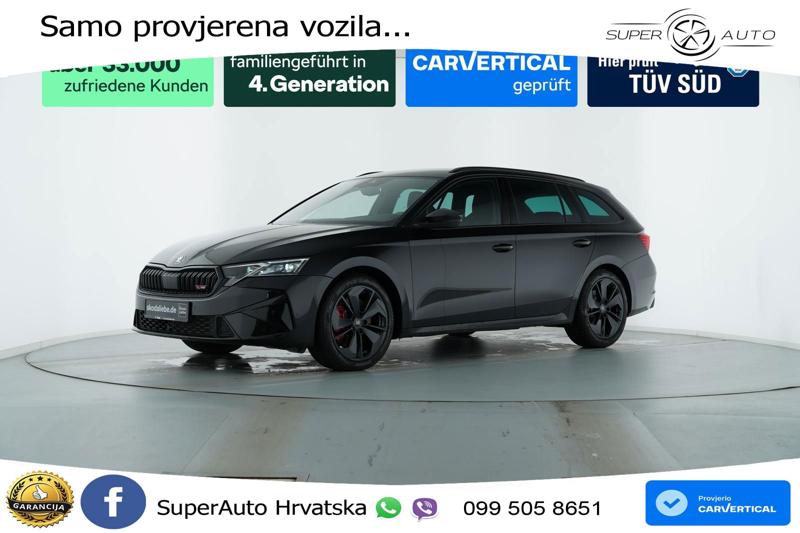 Škoda Octavia Combi RS 2.0 TSI (265 KS) DSG LED+GR SJED+ACC